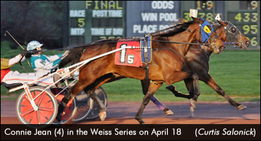 Connie Jean Shines In Weiss Action