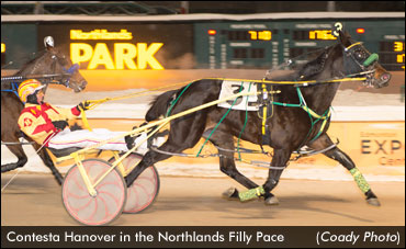 Contesta Hanover Upsets In Northlands Filly Pace