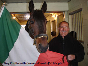 Polillo Lands His Italian Stallion