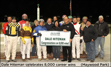 Hiteman Celebrates 8,000 Career Wins