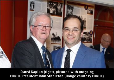 Kaplan Unveiled As New Canadian Horse Racing Hall of Fame President
