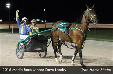 Landry Picture-Perfect In Media Race