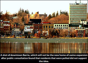 Barrie Will Not Pursue Downtown Casino