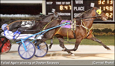 Foiled Again Wins Final Ohio Start
