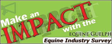 Take Equine Guelph’s Horse Industry Survey
