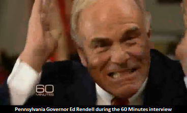 Pennsylvania Governor Rendell Spars With 60 Minutes Interviewer Over Gaming