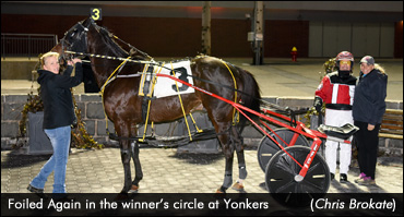 Foiled Again Wins Season's Debut