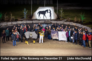 Foiled Again Feted At The Raceway