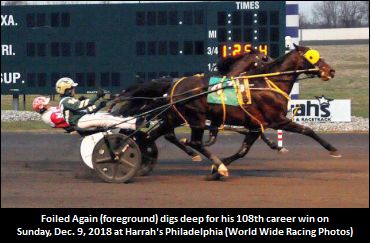 Foiled Again Earns 108th Win