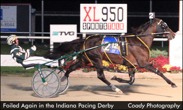 Foiled Again Sizzles In Indiana Derby 