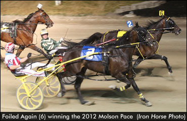 Foiled Again Repeats In Molson Pace