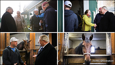 Premier Ford Visits Bax Stable