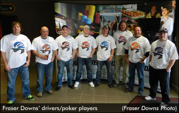 Drivers Compete In Poker Tournament