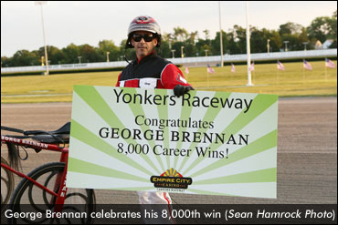 Brennan Celebrates 8,000-Win Milestone