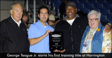 Teague Earns His First Training Title