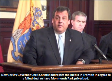 Gov. Christie On Failed Monmouth Deal