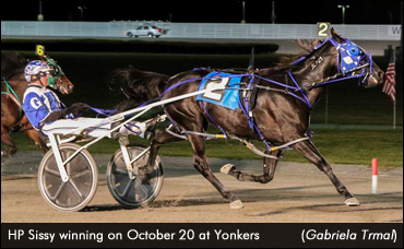 HP Sissy Wins Mares Open At Yonkers