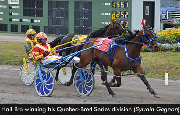 Hall Bro Triples In Quebec Series