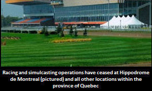 Quebec Racing & Wagering Update
