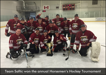 Team Saftic Wins Hockey Tournament