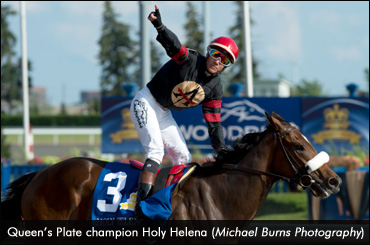 Holy Helena Triumphs In Queen's Plate