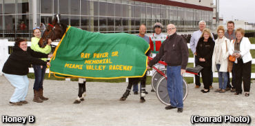 Honey B Wins Paver Memorial