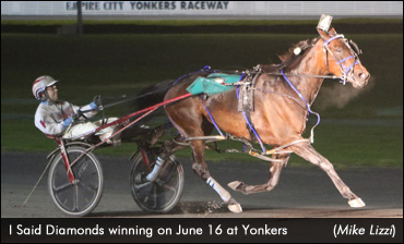 I Said Diamonds Wins Season's Debut