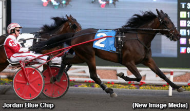 Jordan Blue Chip Sharp In Debut