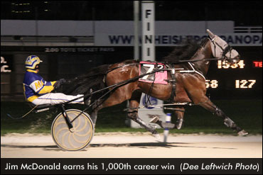 McDonald Joins 1,000-Win Club