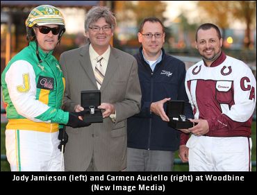 Auciello, Jamieson Tops At Woodbine