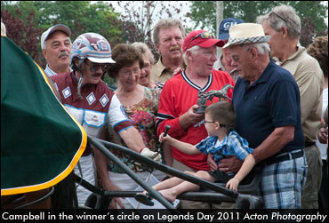 Campbell Claims Another Legends Trot (w/ video)