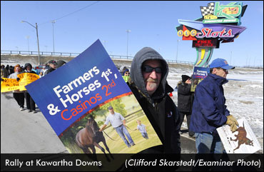 Rally Held At Kawartha Downs