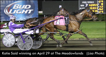 Katie Said Repeats At Meadowlands Katie Said Repeats At Meadowlands