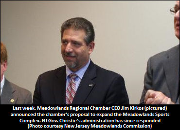 Christie Admin. On Meadowlands Proposal