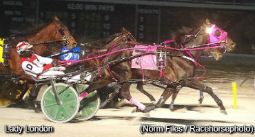 Lady London Repeats; Daigneault Triples