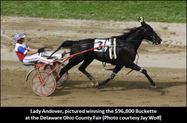 Lady Andover Captures $96,800 Buckette