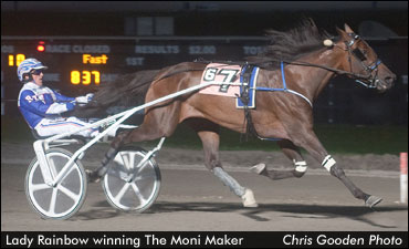 Lady Rainbow Wins The Moni Maker