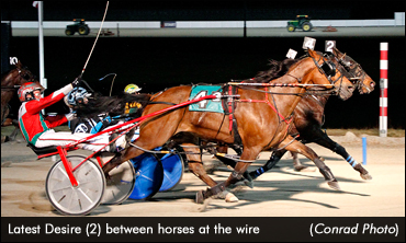 Latest Desire Wins Four-Horse Photo