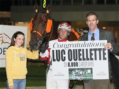 Ouellette Reaches 8,000 Win Plateau
