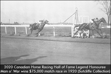 Man o’ War Named 2020 Legend Honouree