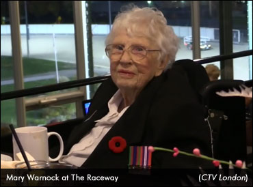 The Raceway Honours War Veteran