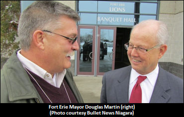 Martin, Fort Erie Stepping Up To Fight