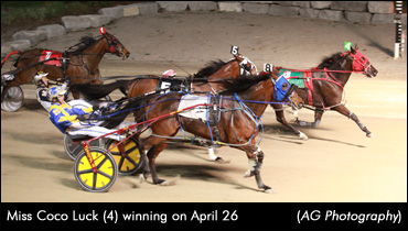 Miss Coco Luck Invades The Raceway