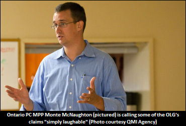 McNaughton Keeps Firing Away At OLG Modernization Plan