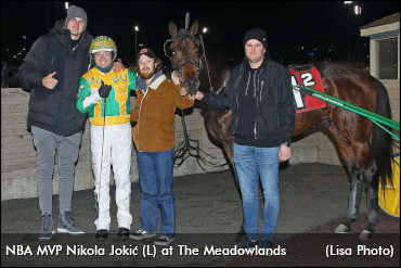 Jokić Visits The Meadowlands