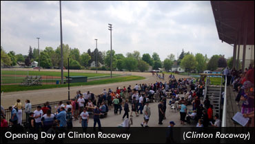 Crowds Gather For Clinton Opener