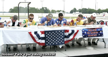 Putnam Wins Pie Eating Contest