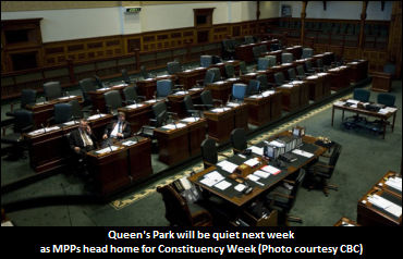 MPPs Home Constituency Week March 12-16