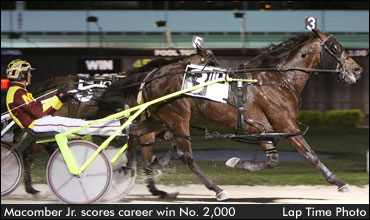 2,000 Win Milestone For Macomber Jr.
