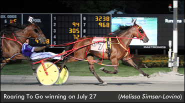 Roaring To Go Sets Track Record